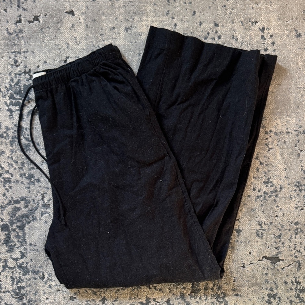 Abercrombie & Fitch Black Linen Pants